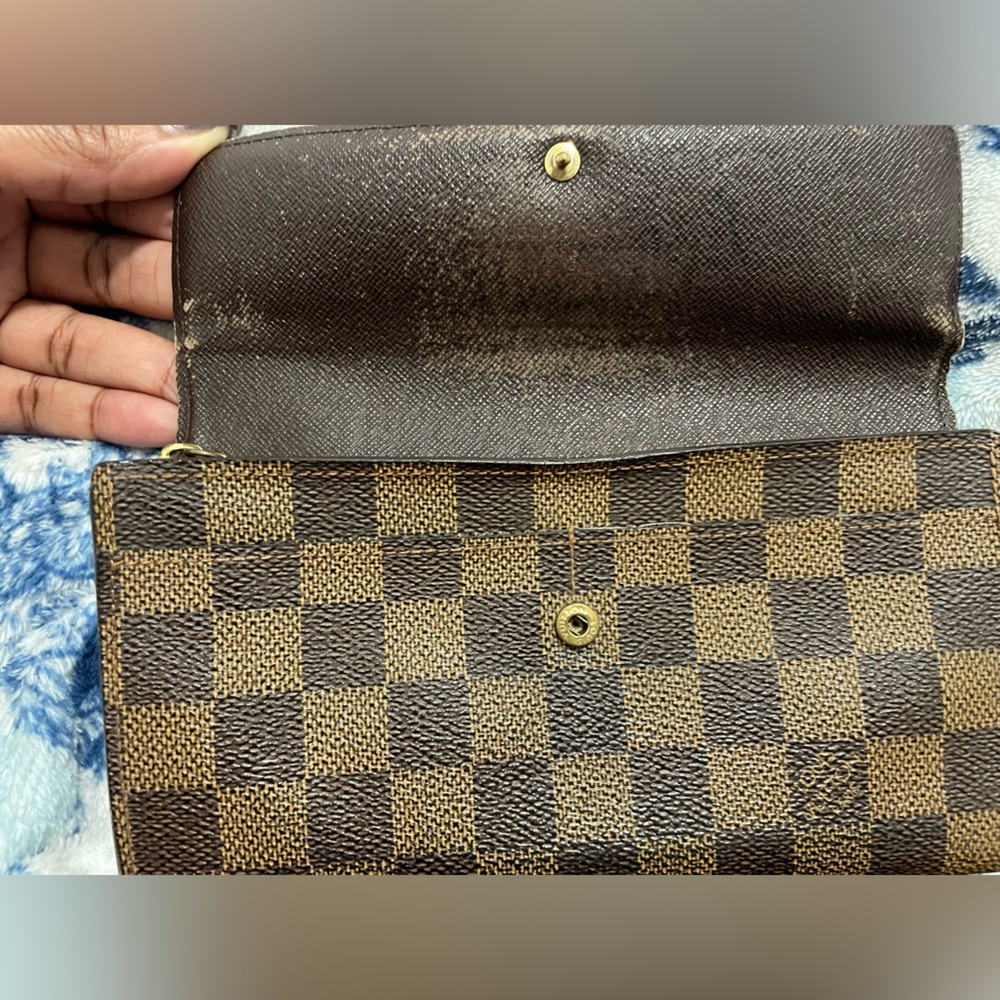 Louis Vuitton Vintage Sarah wallet in Damier Ebene - Picture 6 of 10